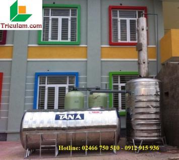 Biệt thự Thạch thất xử lý nước nhiễm đá vôi